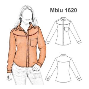 BLUSA CAMISERA MUJER 1620