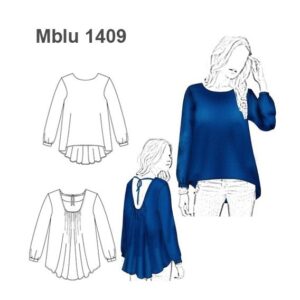 BLUSA ESCOTADA MUJER 1409