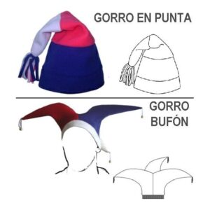 GORRO BUFÓN Y GORRO EN PUNTA 1002