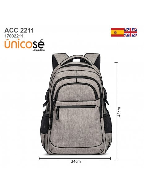 MOCHILA CON PORTA NOTEBOOK ACC 2211 - Image 5