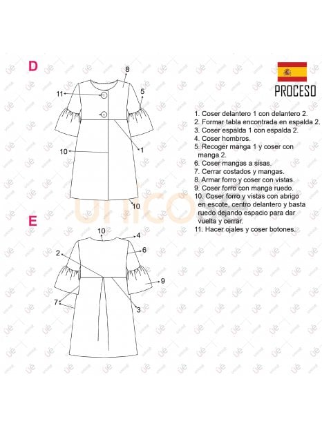 ABRIGO CAMPANA NIÑA 2104 - Image 3