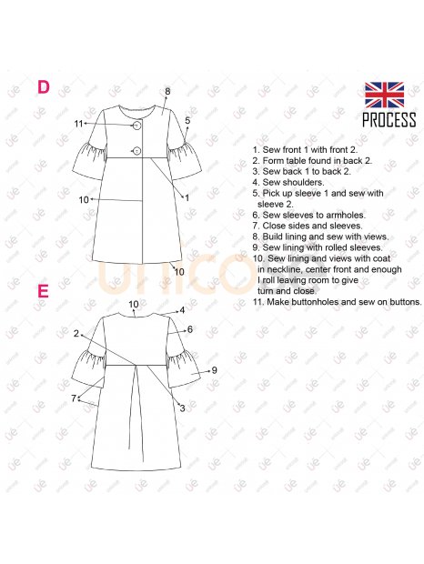 ABRIGO CAMPANA NIÑA 2104 - Image 4