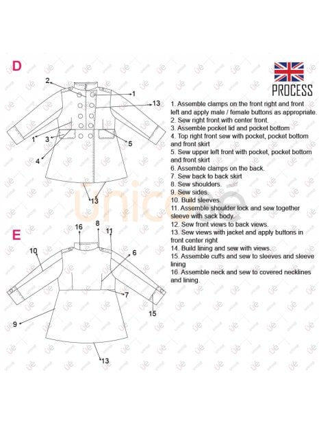 ABRIGO MILITAR NIÑA 2201 - Image 4