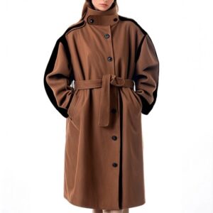 MOLDE ABRIGO PIEL OVERSIZE MUJER 2303