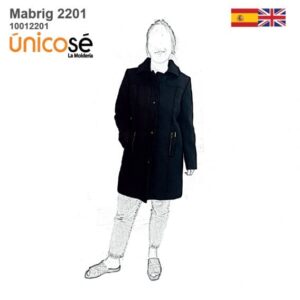 ABRIGO RECTO MUJER 2201