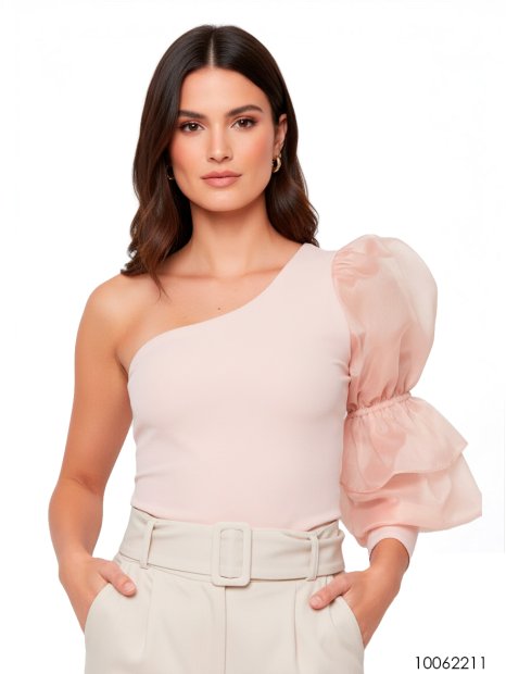 MOLDE BLUSA ASIMETRICA MUJER 2211 - Image 2