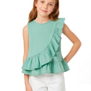 MOLDE BLUSA ASIMETRICA NIÑA 2202