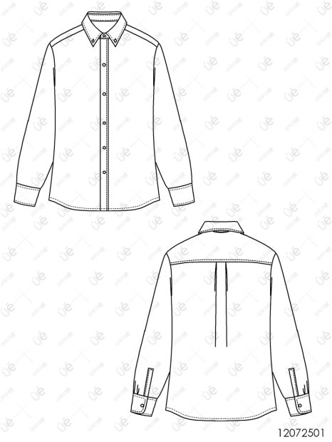 MOLDE CAMISA CLASICA HOMBRE 2501 - Image 4