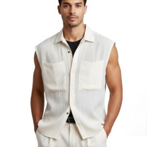 MOLDE CAMISA SIN MANGAS HOMBRE 2401