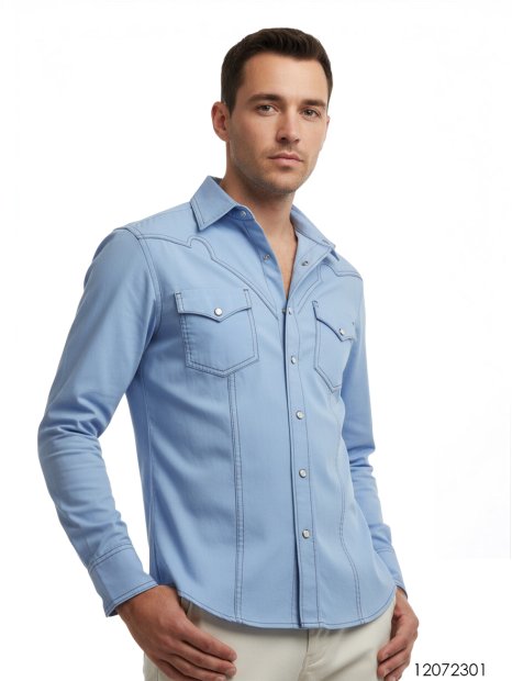 MOLDE CAMISA VAQUERA HOMBRE 2301 - Image 2