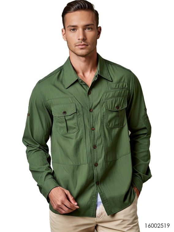MOLDE TRABAJO CAMISA HOMBRE 2519