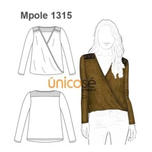 POLERA CRUZADA MUJER 1315