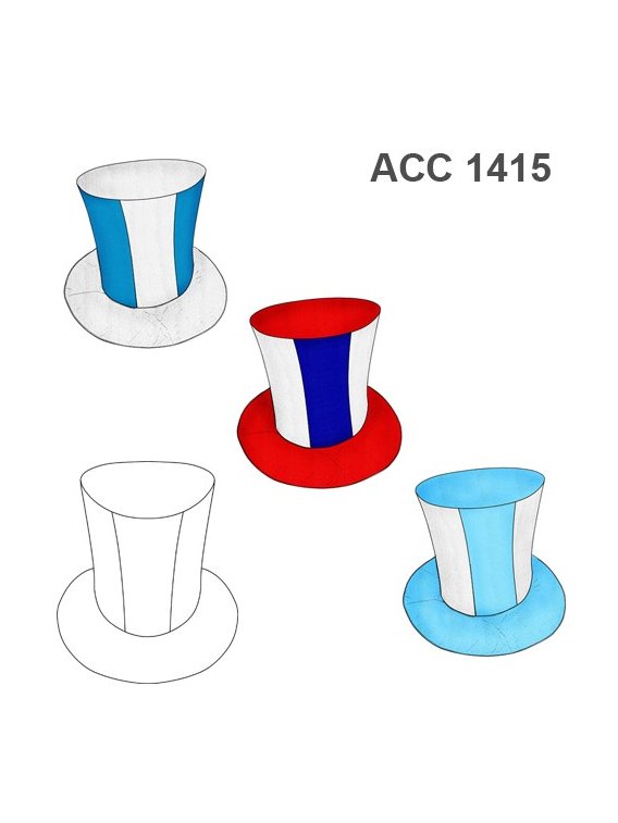 SOMBRERO COTILLON ADULTO ACC 1415