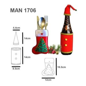 ACCESORIOS DE MESA NAVIDAD 1706