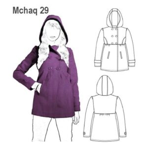 CHAQUETA CAPERUZA MUJER 0929