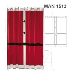 CORTINA BAÑO NAVIDAD MAN 1513
