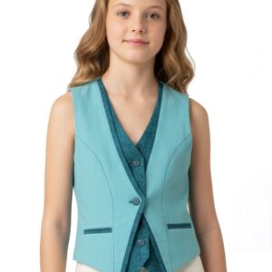 MOLDE CHAQUETA CHALECO NIÑA 2401