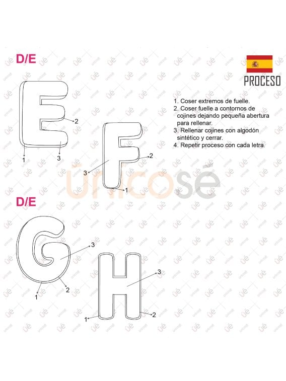 MOLDE COJIN ABECEDARIO ACC 2219 - Image 5