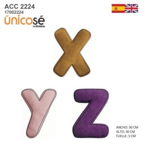 MOLDE COJIN ABECEDARIO ACC 2224