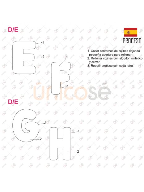 MOLDE COJIN ABECEDARIO ACC 2226 - Image 3