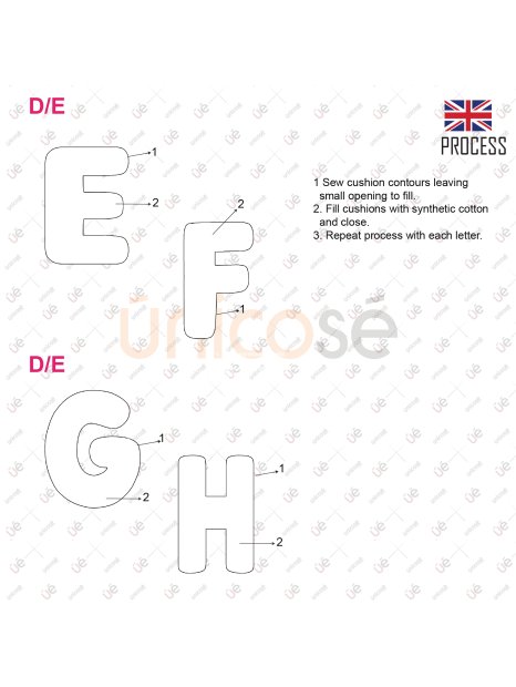 MOLDE COJIN ABECEDARIO ACC 2226 - Image 4
