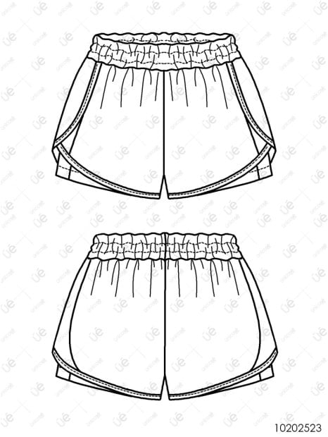 MOLDE DEPORTE SHORT MUJER 2523 - Image 4