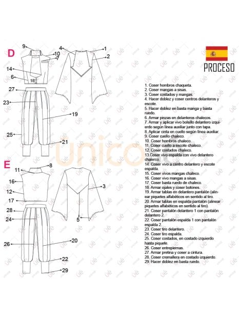 MOLDE DISFRAZ PERSONAJE ANIME 2219IN - Image 3