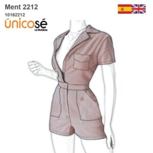 MOLDE ENTERITO OVEROL MUJER 2212