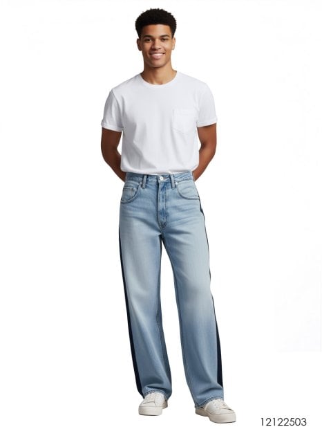 MOLDE PANTALON CON FRANJA HOMBRE 2503 - Image 3