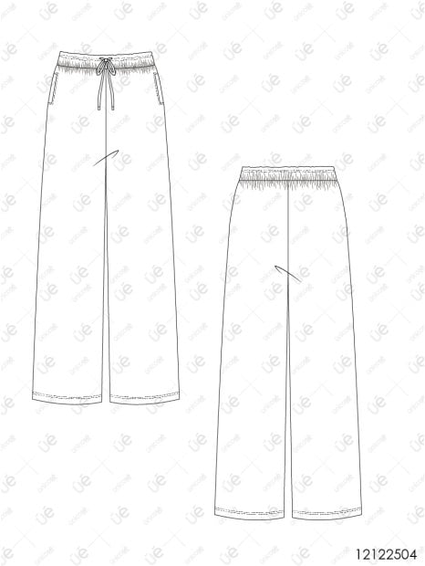 MOLDE PANTALON JOGGER BAGGY HOMBRE 2504 - Image 4