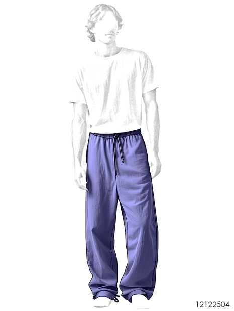 MOLDE PANTALON JOGGER BAGGY HOMBRE 2504 - Image 5