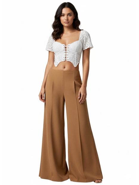 MOLDE PANTALON PIERNA ANCHA MUJER 2504 - Image 3