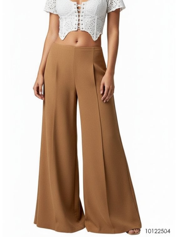 MOLDE PANTALON PIERNA ANCHA MUJER 2504