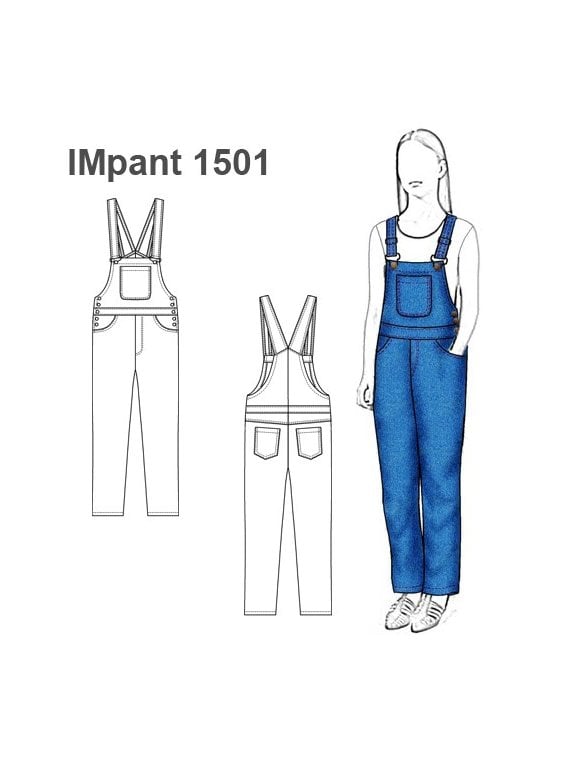 PANTALON JARDINERA NIÑA 1501