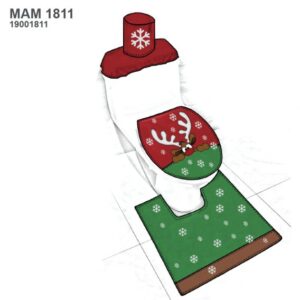 SET BAÑO NAVIDAD MAN 1811