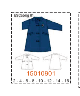 MOLDE ESCOLAR ABRIGO - Imagen 4