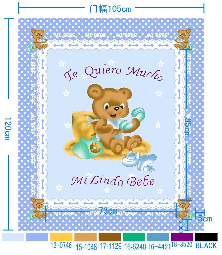 POLAR DOBLE ANCHO BEBE CUADROS - Imagen 4