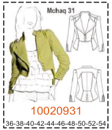 MOLDE CHAQUETAS - MUJER - 1 - Imagen 26