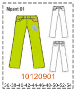 MOLDE PANTALONES - MUJER - 1