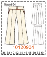 MOLDE PANTALONES - MUJER - 1 - Imagen 4