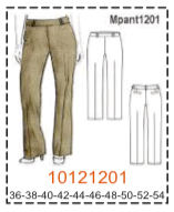 MOLDE PANTALONES MUJER - 2 - Imagen 30