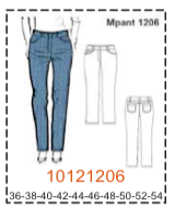 MOLDE PANTALONES MUJER - 2 - Imagen 35