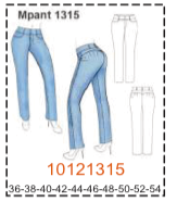 MOLDE PANTALONES MUJER - 3 - Imagen 15