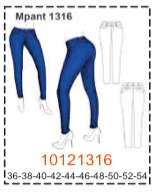 MOLDE PANTALONES MUJER - 3 - Imagen 16