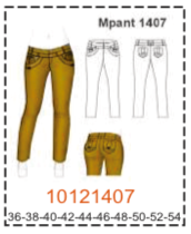 MOLDE PANTALONES MUJER - 3 - Imagen 30