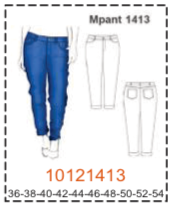 MOLDE PANTALONES MUJER - 3 - Imagen 36