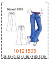 MOLDE PANTALONES MUJER - 3 - Imagen 41