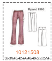 MOLDE PANTALONES MUJER - 3 - Imagen 44