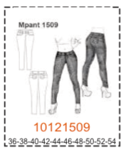MOLDE PANTALONES MUJER - 3 - Imagen 45