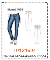 MOLDE PANTALONES MUJER - 4 - Imagen 3